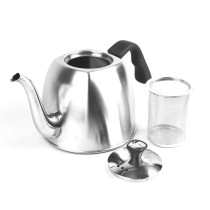 Teapot Feel Maestro MR1333-tea Black Silver Stainless steel 1,1 L