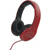 Headphones Esperanza EH138R Black Red