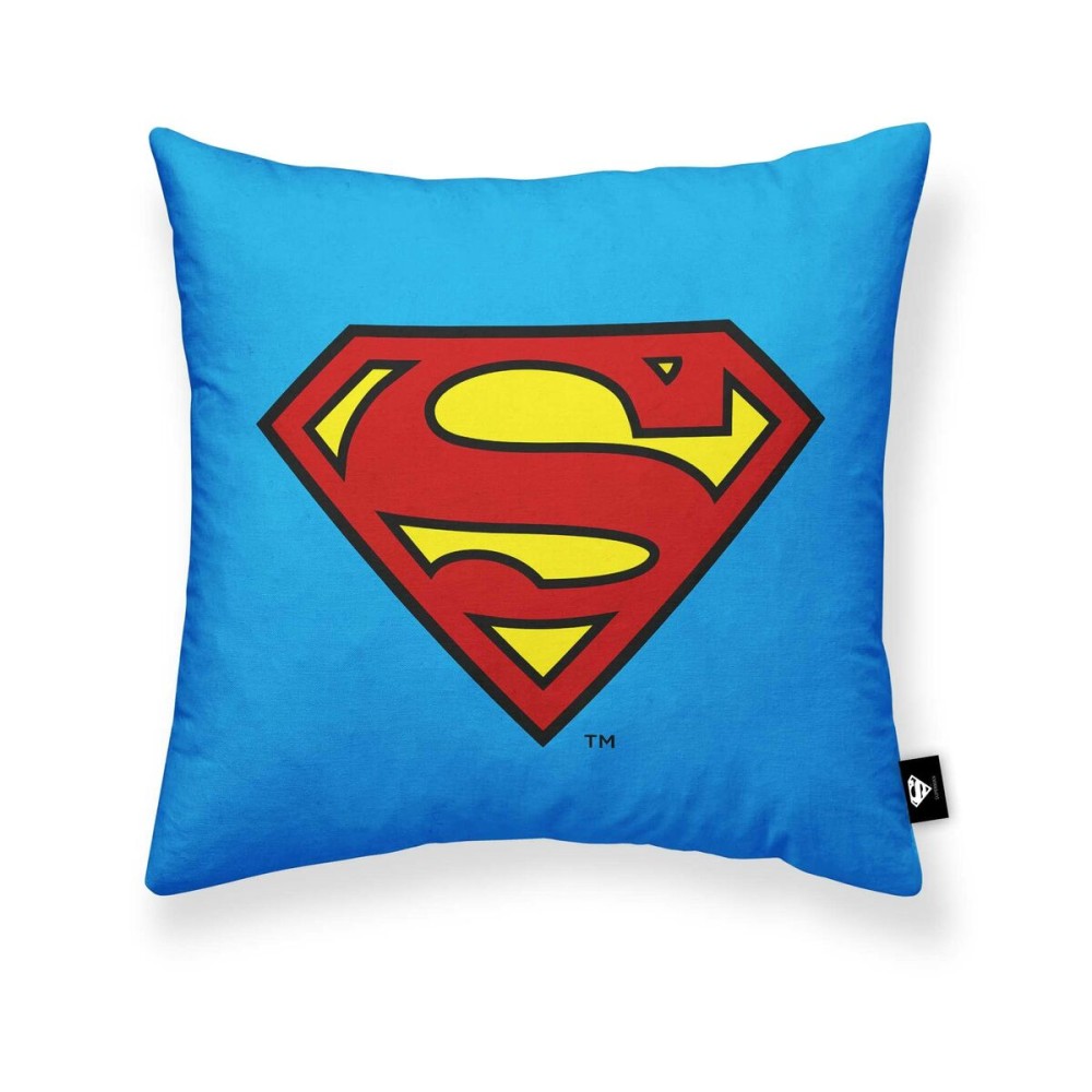 Cushion cover Superman Superman A Blue Multicolour 45 x 45 cm