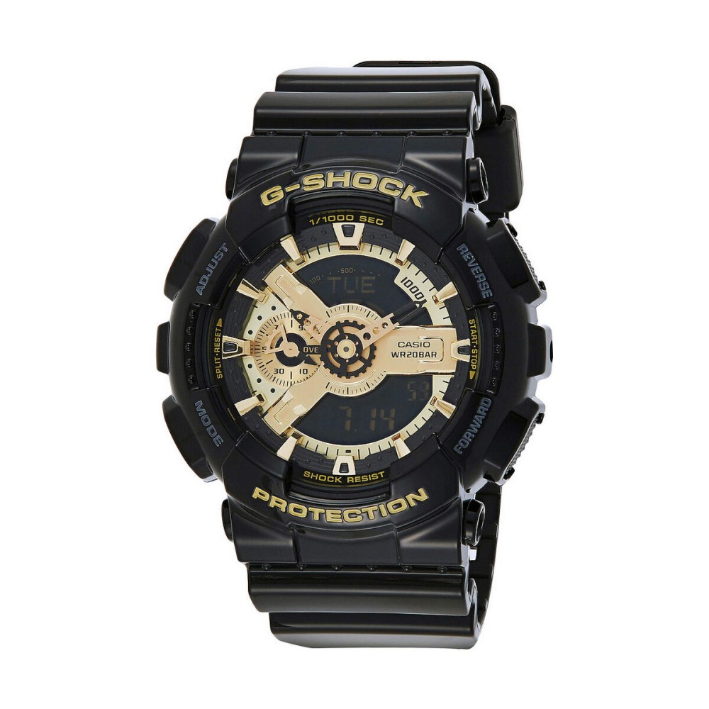 Herrenuhr Casio G-Shock GA-110GB-1AER Schwarz Gold Grau (Ø 55 mm)