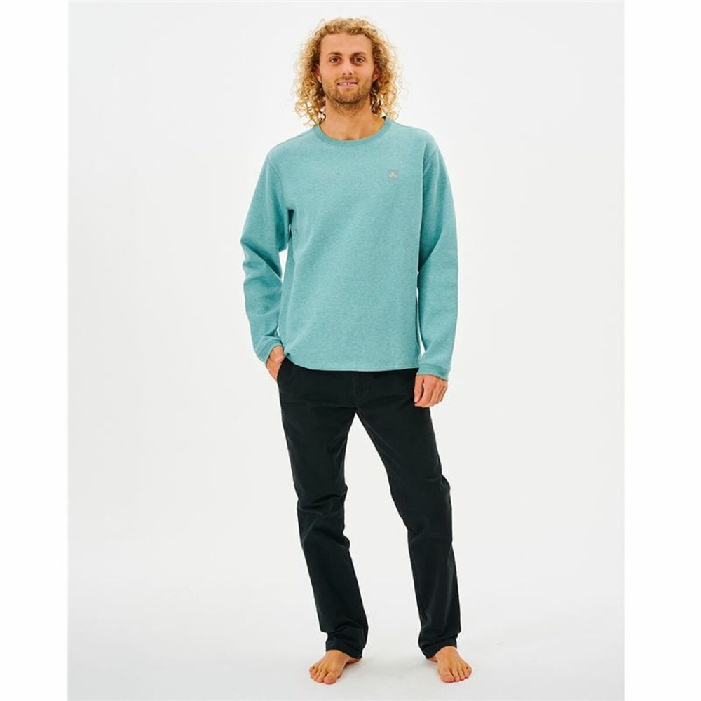 Men’s Sweatshirt without Hood Rip Curl Vaporcool Light Blue