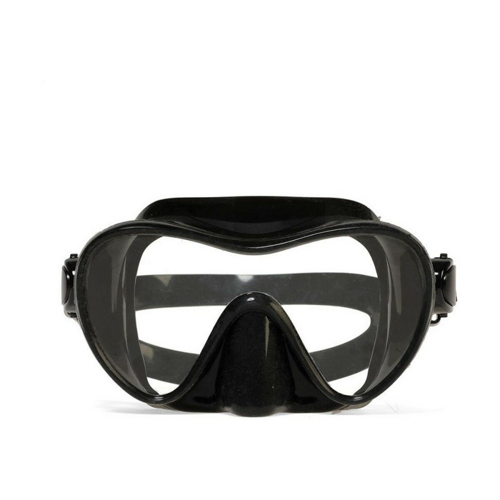 Diving Mask Black Silicone Adults