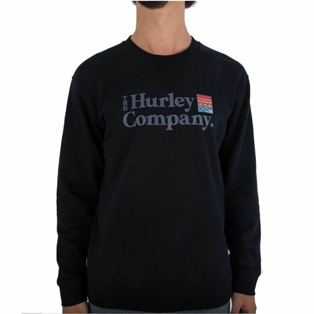 Sweat sans capuche homme Hurley Canyon Summer Noir