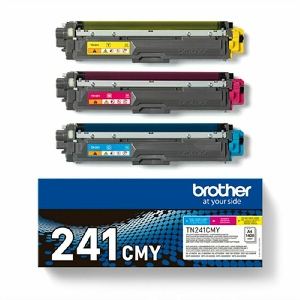 Original Toner Brother TN-241CMY Zyanblau/Magenta/Gelb