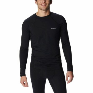 Herren Langarm-T-Shirt Columbia Midweight Stretch Schwarz