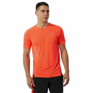 Herren Kurzarm-T-Shirt New Balance Accelerate Orange