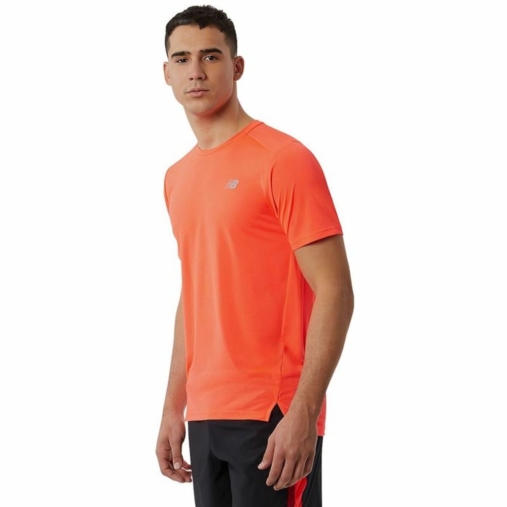 Herren Kurzarm-T-Shirt New Balance Accelerate Orange