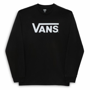 Unisex Langarm-T-Shirt Vans Classic Schwarz