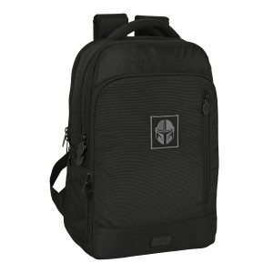 Sac à Dos pour Portable et Tablette avec Sortie USB The Mandalorian Noir