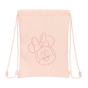 Backpack with Strings Minnie Mouse Pink (26 x 34 x 1 cm)