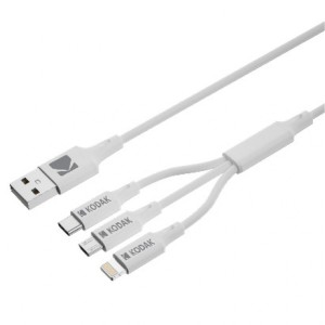 USB Cable Kodak White Multicolour