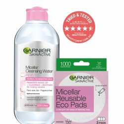 Disques démaquillants Garnier Skinactive Lavable