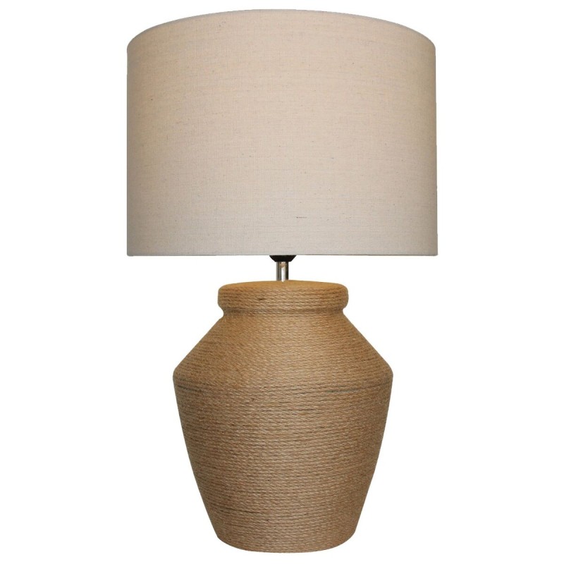 Tischlampe DKD Home Decor Braun Beige Schnur Dolomite 25 W 50 W 220 V 38 x 38 x 59 cm 38 x 38 x 60 cm