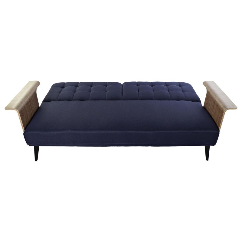 Sofabed DKD Home Decor Blue Brown Black Metal Modern Urban 203 x 87 x 81 cm