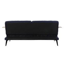 Canapé Convertible DKD Home Decor Bleu Marron Noir Métal Moderne Urbaine 203 x 87 x 81 cm