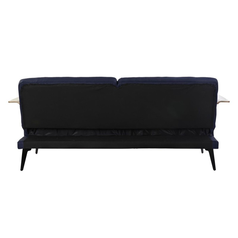 Sofabed DKD Home Decor Blue Brown Black Metal Modern Urban 203 x 87 x 81 cm