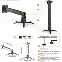 Verstellbare Deckenhalterung für Projektoren Equip 650702