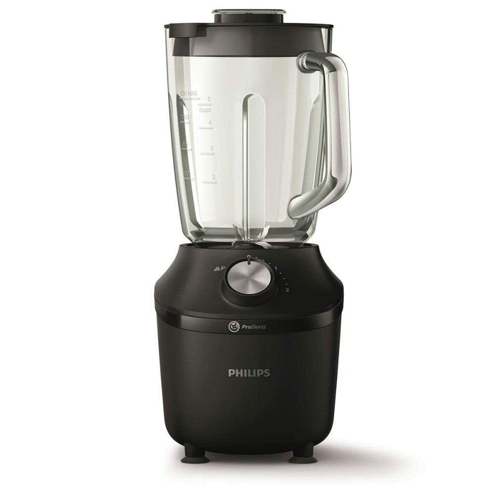 Cup Blender Philips 600W 600 W 2 L Black