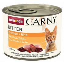 Aliments pour chat Animonda Carny Kitten Veau Oiseaux 200 g