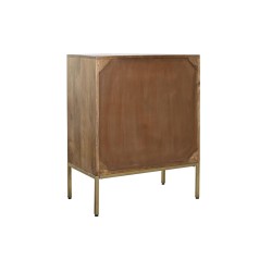 Chest of drawers DKD Home Decor Metal Mango wood (70 x 40 x 90 cm)