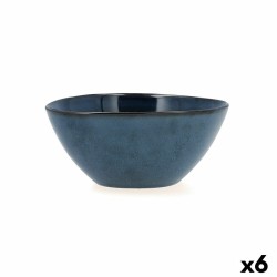 Bol Bidasoa Ikonic Céramique Bleu (15,8 x 15 x 7 cm) (Pack 6x)