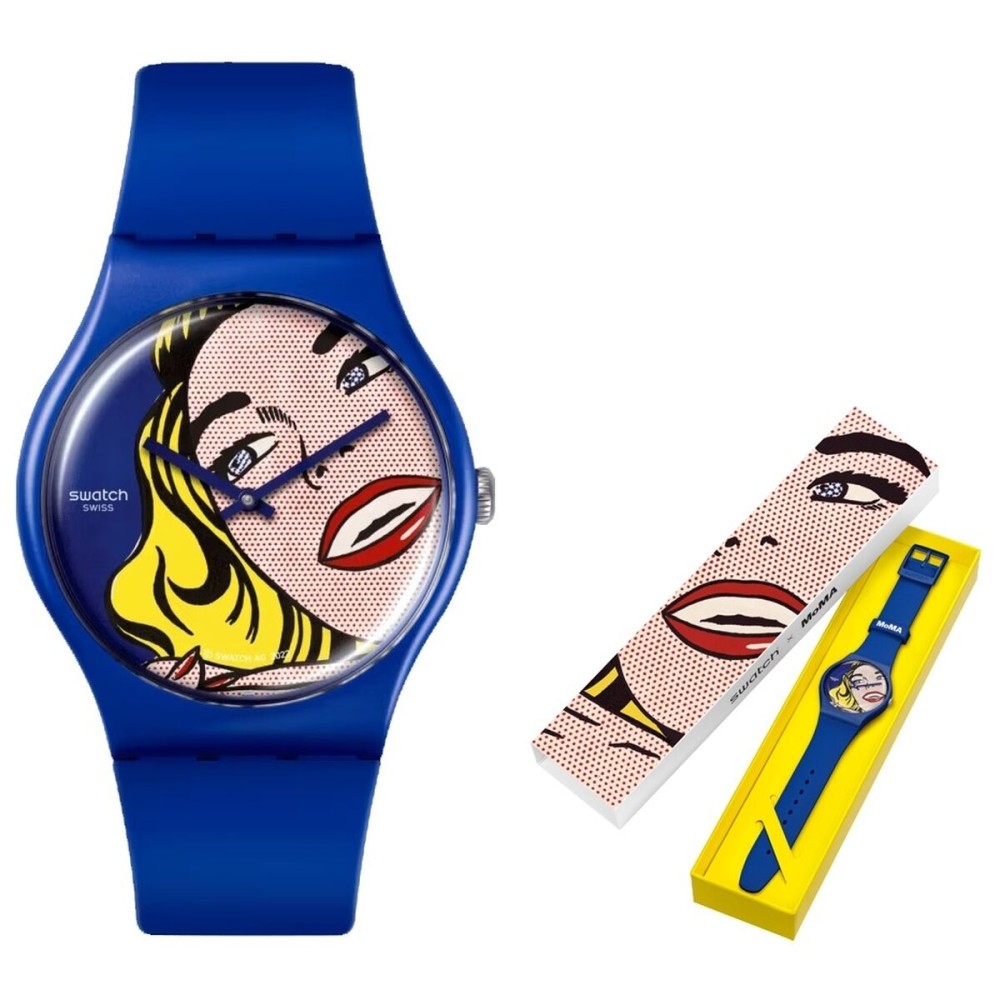 Damenuhr Swatch GIRL BY ROY LICHTENSTEIN, THE WATCH - ART JOURNEY 2023 EDITION