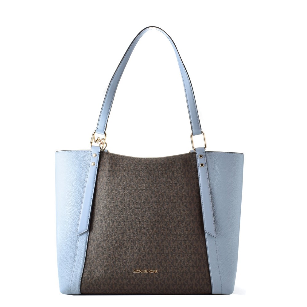 Damen Handtasche Michael Kors ARLO Blau 26 x 29 x 14 cm