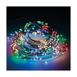 Wreath of LED Lights Lumineo Multicolour