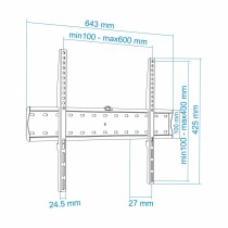 Support de TV TooQ LP4170F-B 37"-70" 40 kg