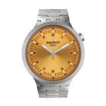 Unisex-Uhr Swatch SB07S103G Gelb Silberfarben