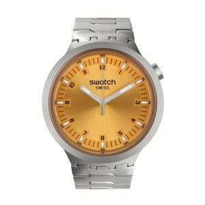 Unisex Watch Swatch SB07S103G Yellow Silver