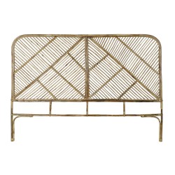 Headboard DKD Home Decor Natural Rattan 175 x 3 x 130 cm 175 x 3 x 126 cm