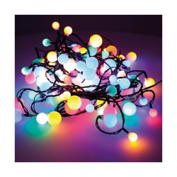 LED-Lichterkette Lumineo Cherry Bunt 14 m