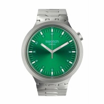 Unisex-Uhr Swatch SB07S101G grün Silberfarben