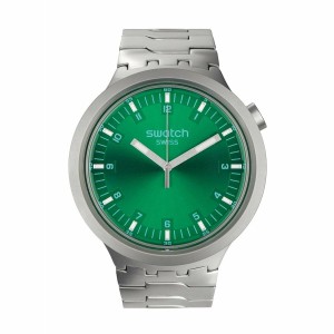 Montre Unisexe Swatch SB07S101G Vert Argenté