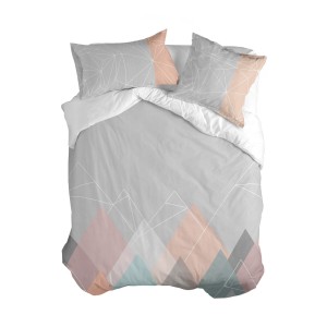 Housse de Couette HappyFriday Blanc Range  Multicouleur 140 x 200 cm