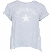 Child's Short Sleeve T-Shirt Converse Mix Flyaway Light grey