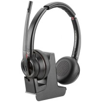 Headphones with Microphone Poly SAVI W8220-M Black