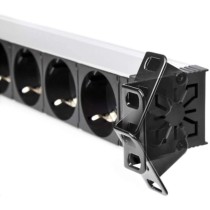 Schuko 19" 8 Way Multi-socket Adapter Salicru SPS 8F PDU SCH/SCH 1,5 m (1,5 m)