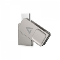 USB Pendrive V7 VF364GTC Silberfarben 64 GB