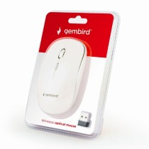 Optical Wireless Mouse GEMBIRD MUSW-4B-01-W White (1 Unit)