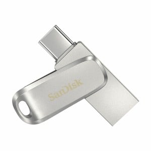 Clé USB SanDisk Ultra Dual Drive Luxe Acier 256 GB (1 Unité)