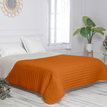 Couette réversible HappyFriday Basic Dash Orange 180 x 260 cm