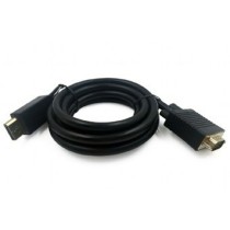 DisplayPort to VGA adapter GEMBIRD CCP-DPM-VGAM-6 Black 24 bits 1,8 m