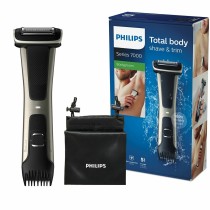 Hair clippers/Shaver Philips Afeitadora corporal apta para la ducha Black