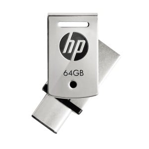 Clé USB HP HPFD5000M-64 Acier 64 GB