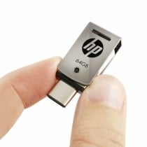 Clé USB HP HPFD5000M-64 Acier 64 GB