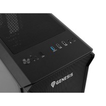 Gehäuse Semitour Mikro ATX Genesis IRID 503 ARGB Schwarz