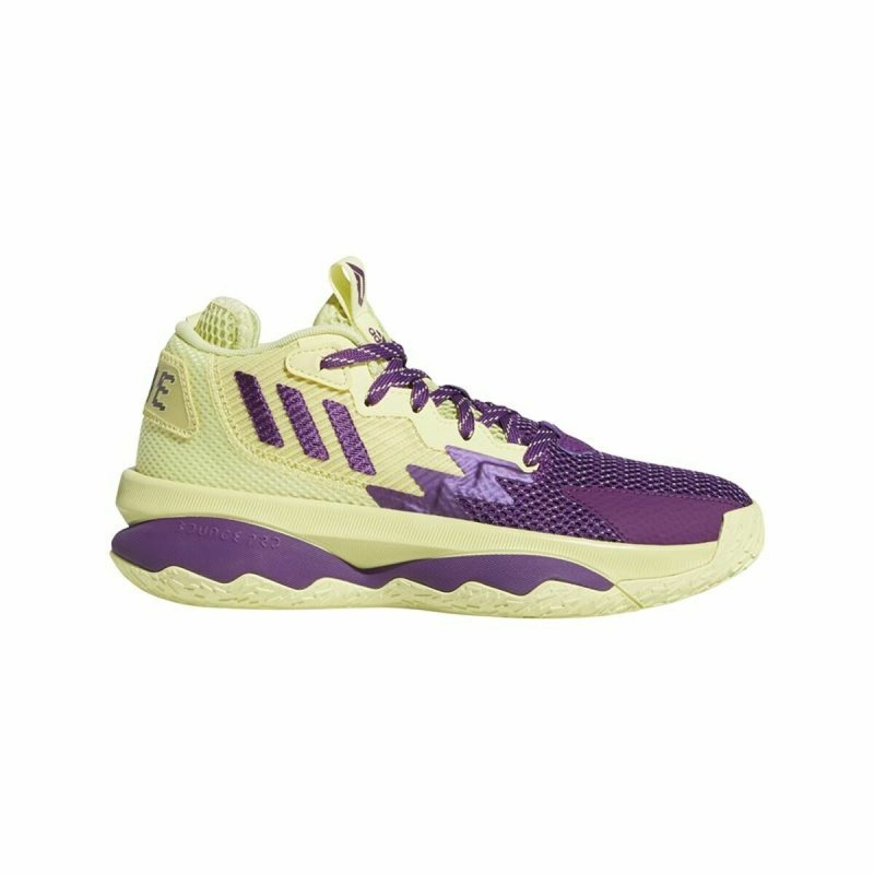 Basketball Shoes for Children Adidas Dame 3 Yellow