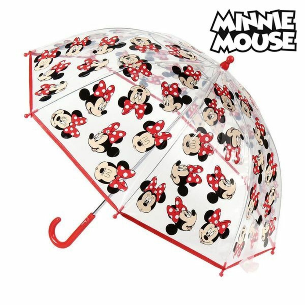 Bubble Regenschirm Minnie Mouse Durchsichtig (ø 45 cm)